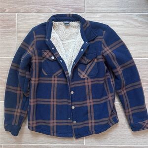 Eddie Bauer Navy Fleece Jacket